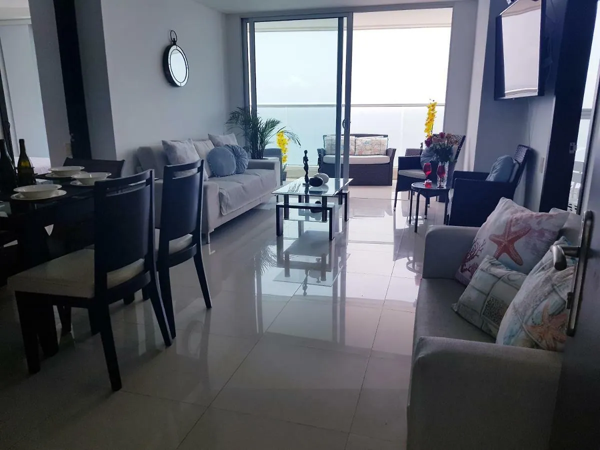 Apartment Encantador Apartamento Frente A La Playa Cartagena Colombia