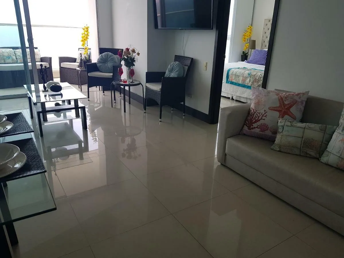 Encantador Apartamento Frente A La Playa Cartagena 0*,